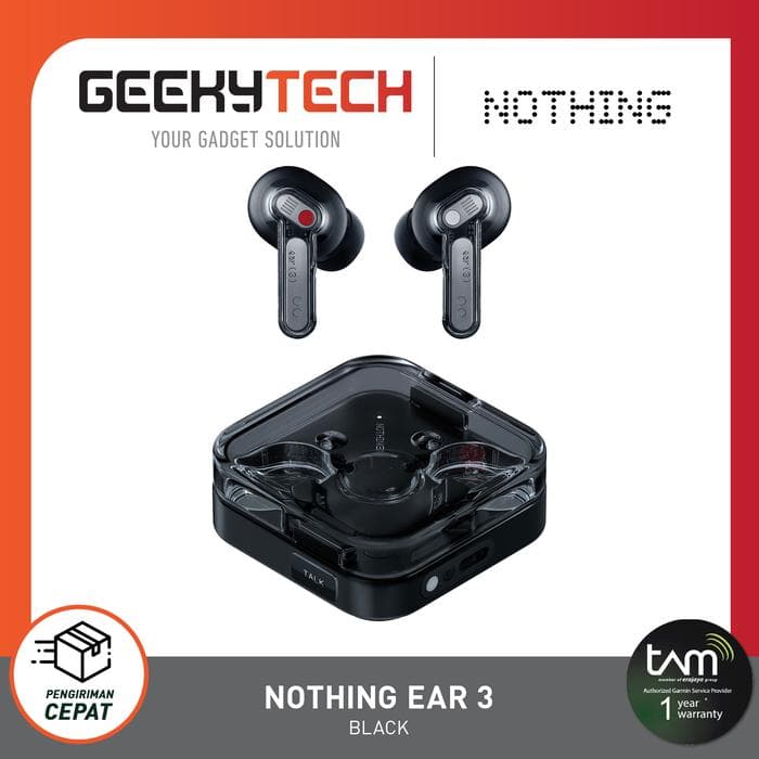 Nothing Ear (3) - Nothing Ear 3 - TWS - Garansi Resmi