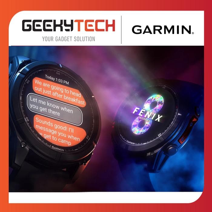 Garmin Fenix 8 MicroLED 51mm - Garansi RESMI TAM 2 Tahun