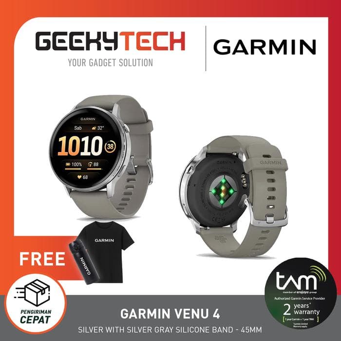 Garmin Venu 4 Smartwatch - Garansi Resmi TAM