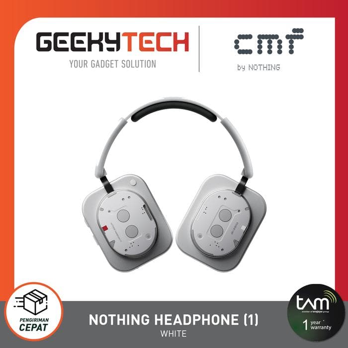 Nothing Headphone (1) - Wireless ANC Headphones - Original & Garansi Resmi