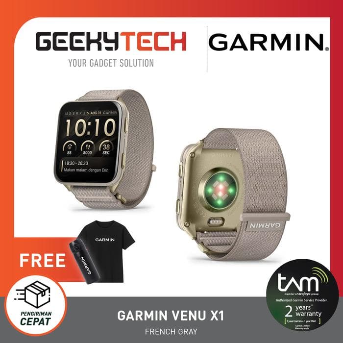 Garmin Venu X1 Premium Fitness Smartwatch GPS - Garansi RESMI TAM 2 Tahun