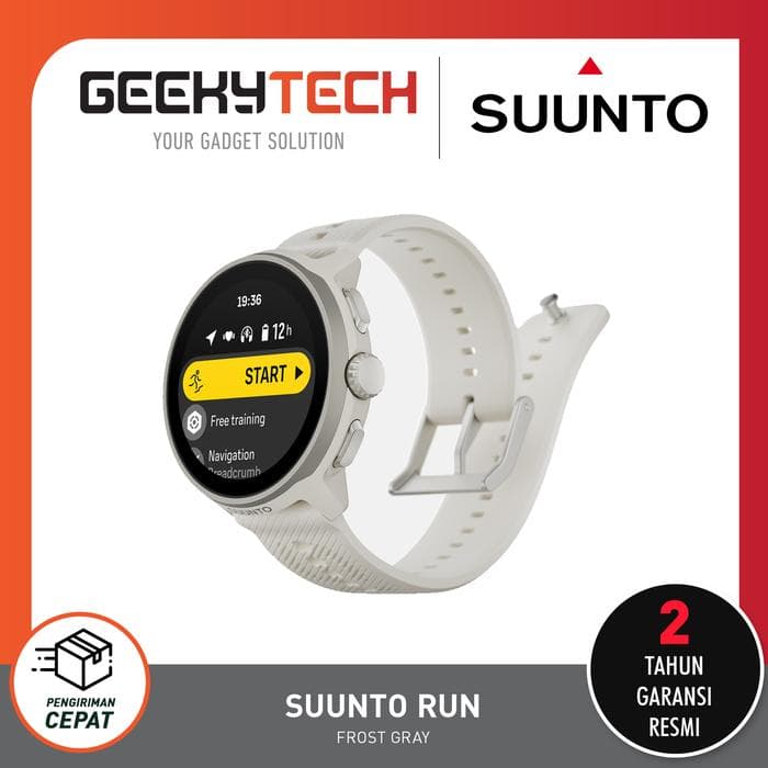 Suunto Run GPS Lightweight Sports Watch designed for Runners - Garansi RESMI