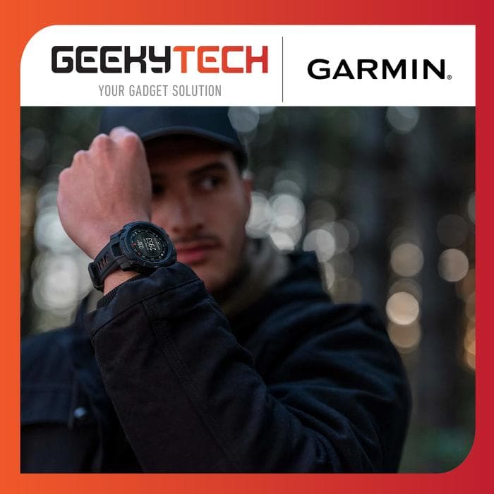 Garmin Instinct 3 Tactical AMOLED - Garansi Resmi TAM