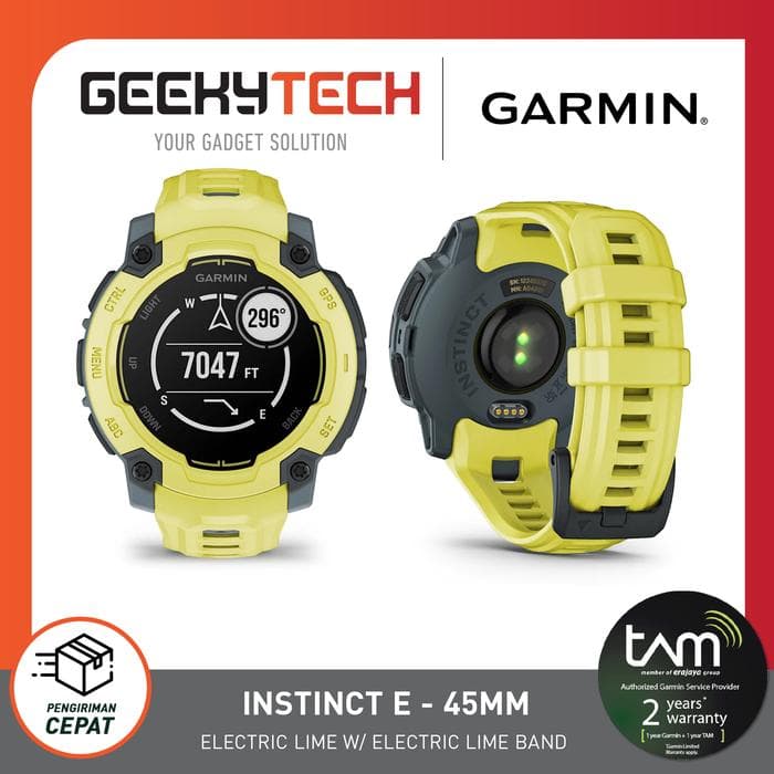 Garmin Instinct E GPS Smartwatch - Garansi RESMI TAM